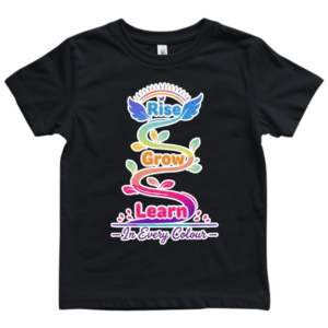 Rise Grow Learn – In Every Colour Kids T-Shirt