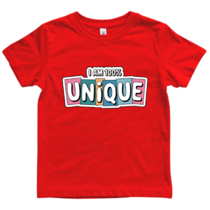 I Am 100% Unique Kids T-Shirt