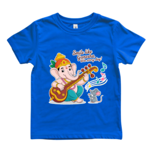 Smile Like Ganesha, Win Every Day – Kids T-Shirt